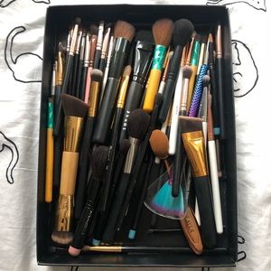 Assorted Makeup Brushes: MAC, Lorac, BH Cosmetics